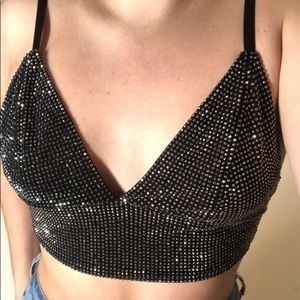 Rhinestone tank top